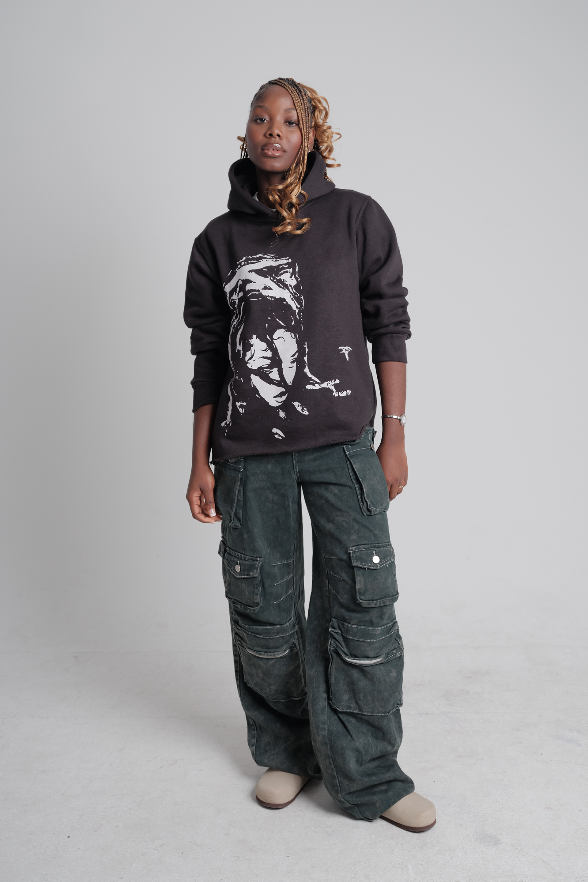 MEDUSA CROPPED HOODIE